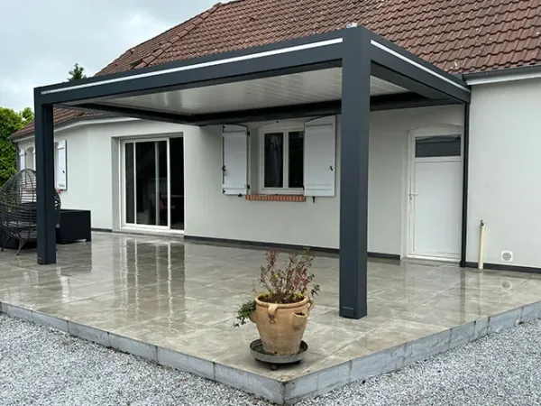 artisan pergola bioclimatique  yvre le polin sarthe
