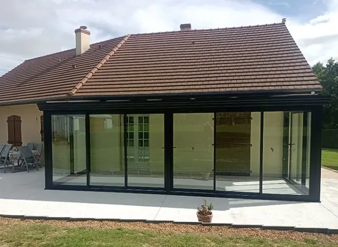 extension veranda la fleche