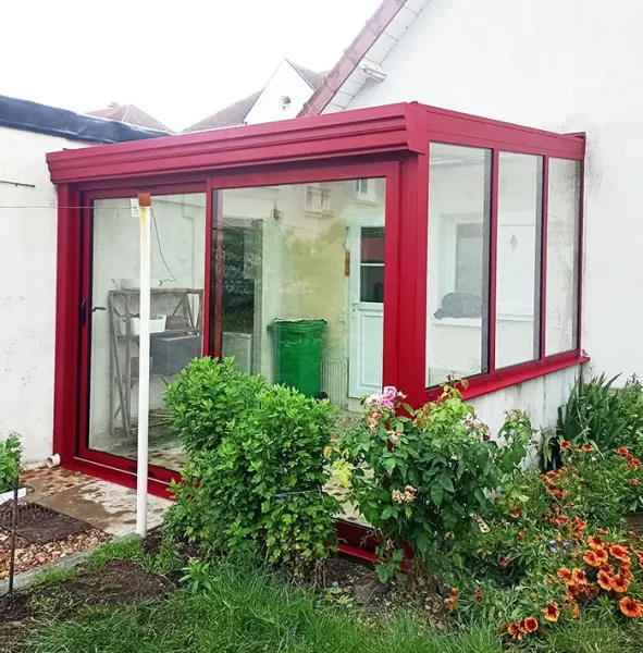 renovation veranda extension jarin corniche mouluree