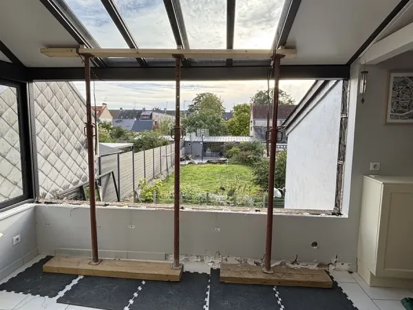 remplacement baie vitree veranda le mans